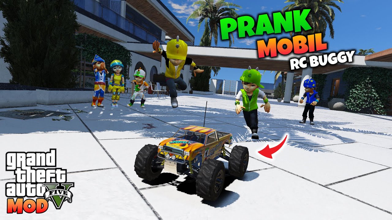 PRANK BOBOIBOY YANG LAIN PAKAI MOBIL RC - GTA 5