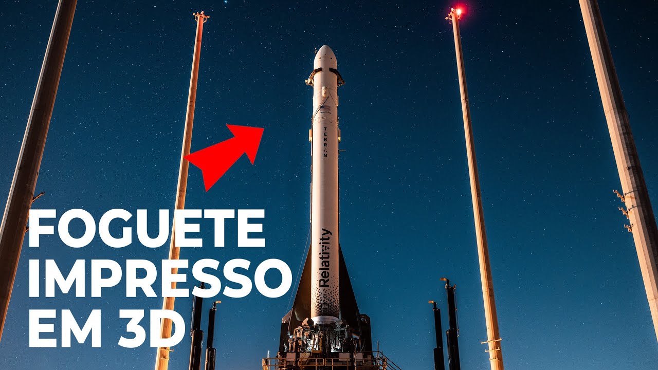 Esse foguete foi impresso em 3D!