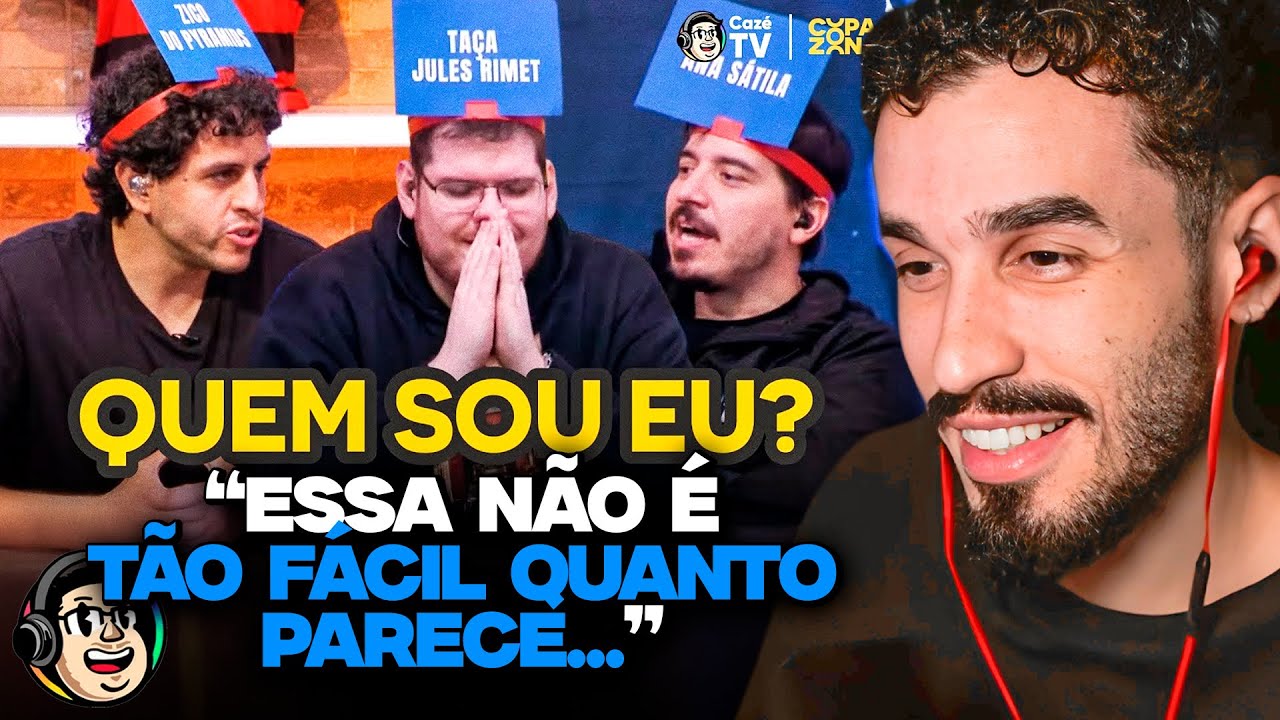 QUEM SOU EU? CAZÉ, LUISINHO, BRUNINHO E SIMÕES NO ÚLTIMO DESAFIO DO ANO! | REACT CAZÉ TV