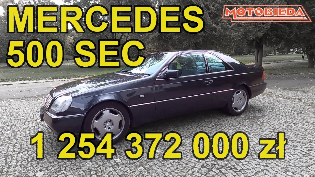 Mercedes 500 SEC: kosztował 1,2 mld zł, rewolucja gratis - MotoBieda