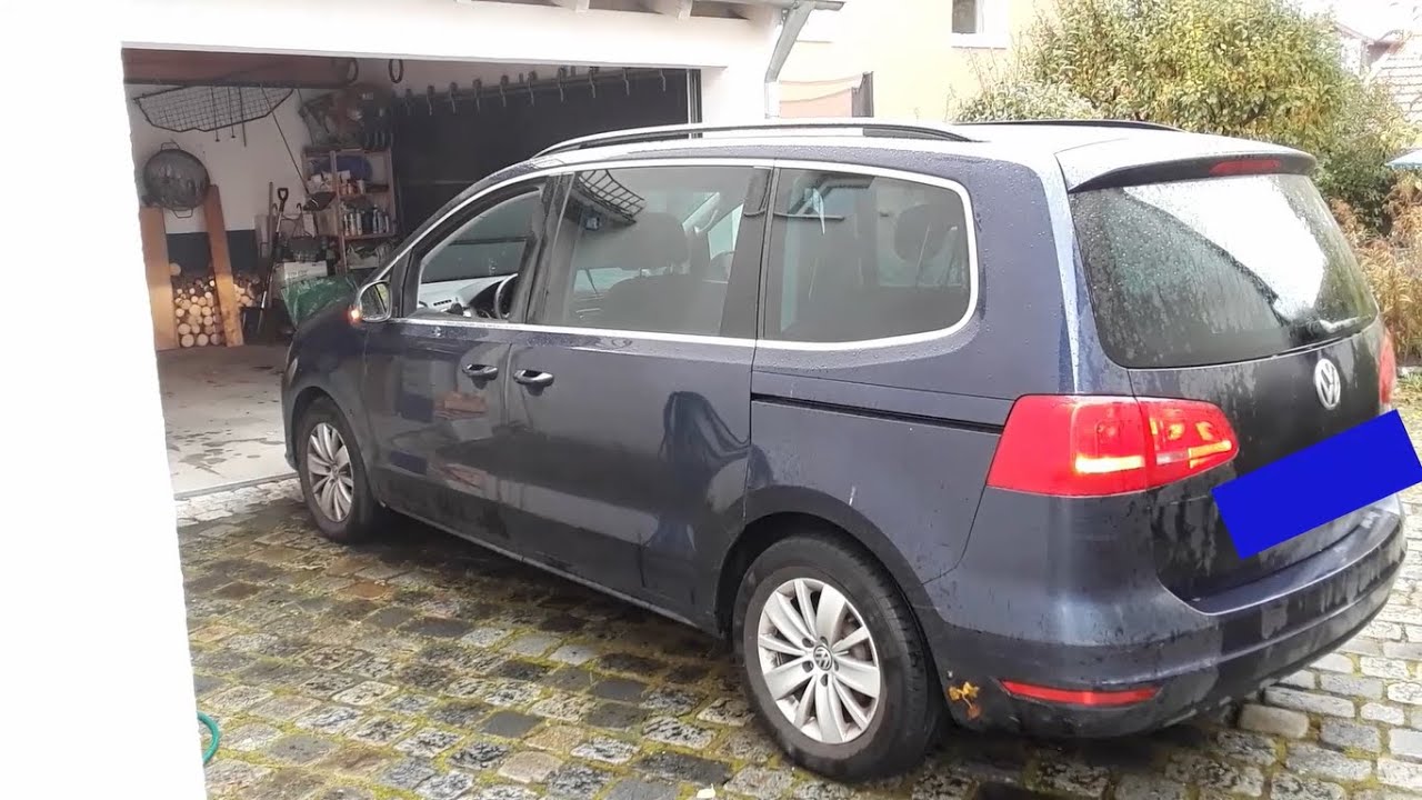 2014 Volkswagen Sharan TDI SE startup, engine and in-depth tour