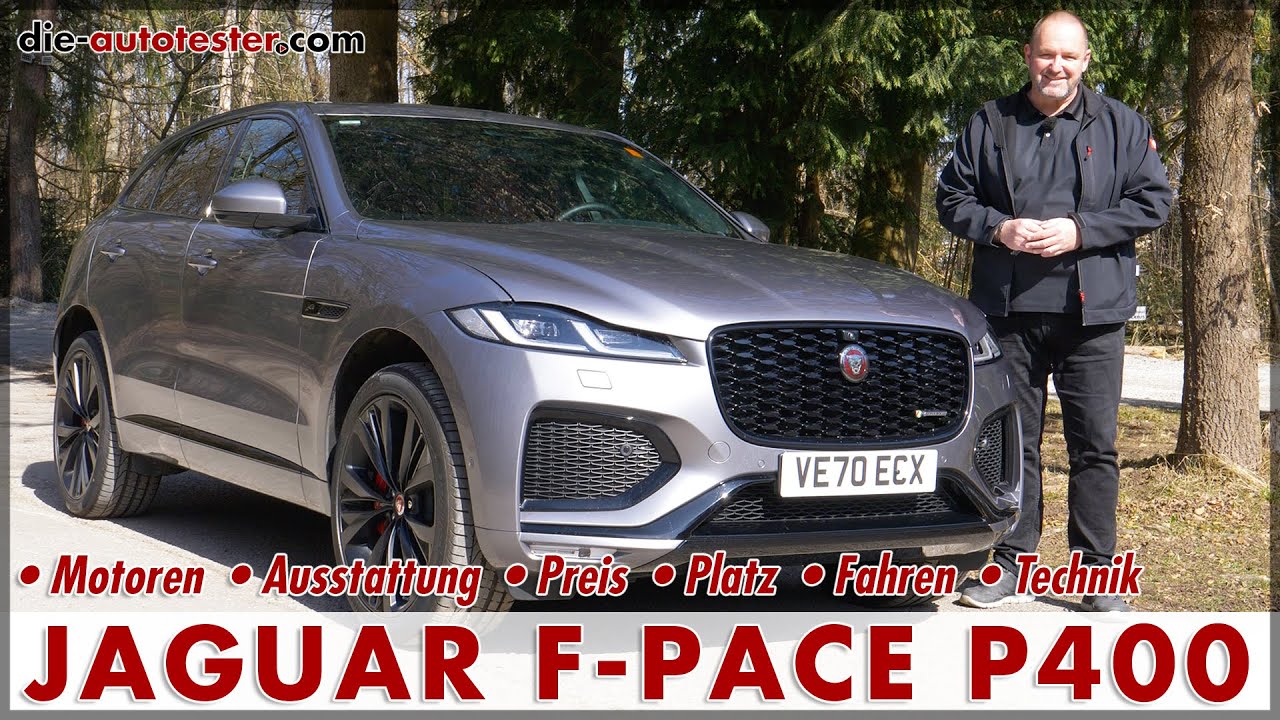 Jaguar F-Pace P400 R-Dynamic SE (400 PS) Test Probefahrt Verbrauch Preis Fakten MJ 2021 Deutsch
