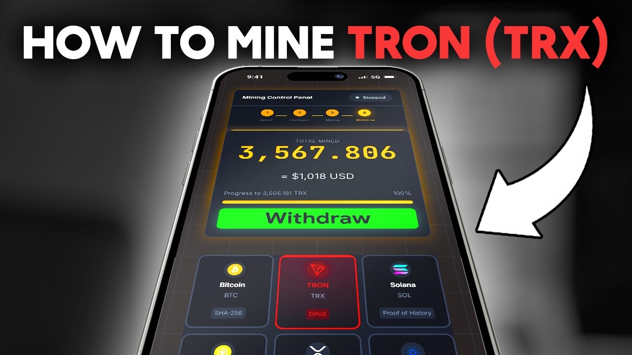 How to Mine TRX on Phone in 2026: Easy Cloud Mining Tutorial