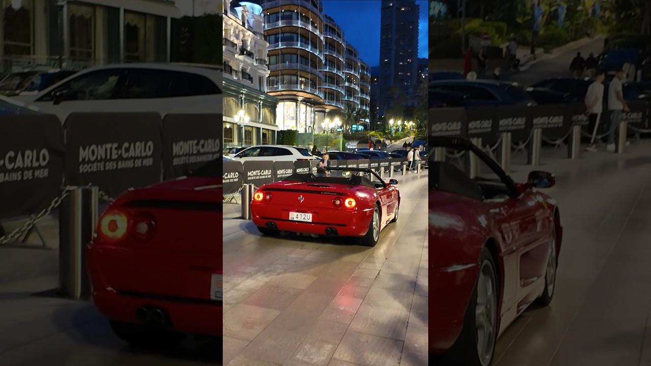 Ferrari F355 Spider at Casino Square Monaco!