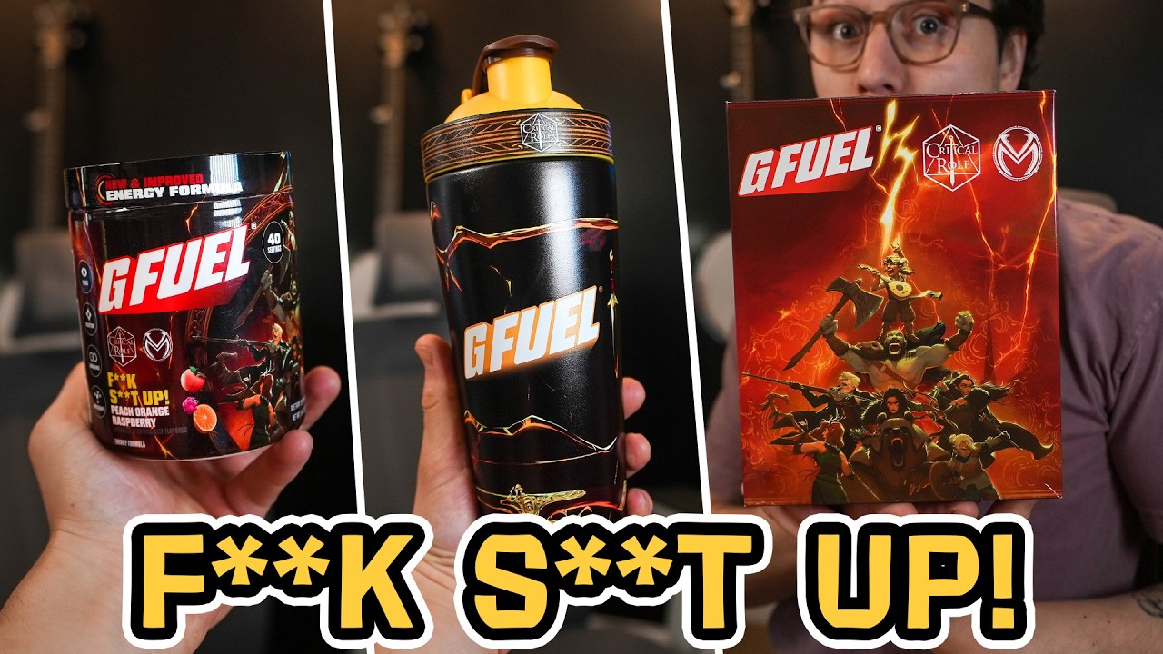 Тест вкуса GFUEL от Critical Role!
