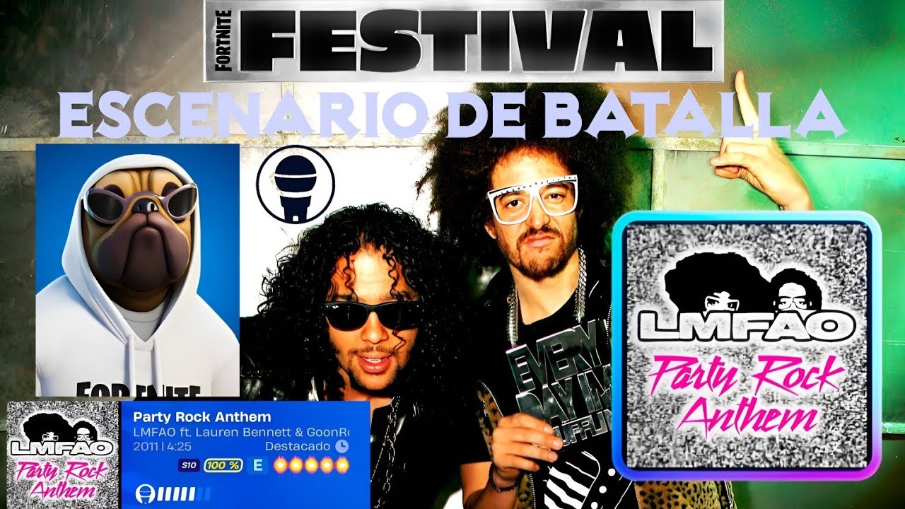 LMFAO - Party Rock Anthem(Vocal)Experto/100% Perfect/Escenario Batalla/Fortnite Festival(Victoria)