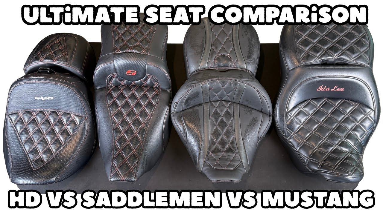 Ultimate Harley Davidson Seat Comparison - Saddleman vs Mustang vs Harley vs Bad Boyz