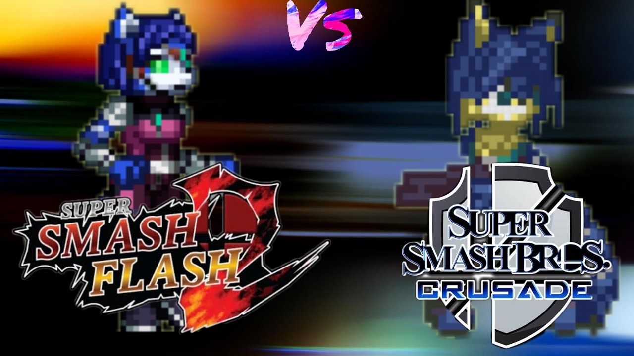 Moveset-Comparasion- Krystal- (SSF2 vs SSBC, Newcomers)