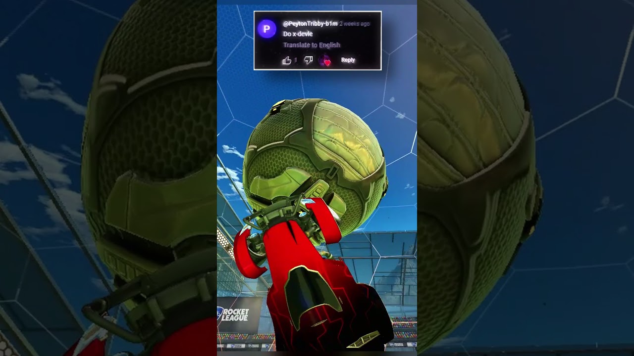 FREESTYLING With The *X-DEVIL* in Rocket League!😱🤣🔥#shorts #rocketleague