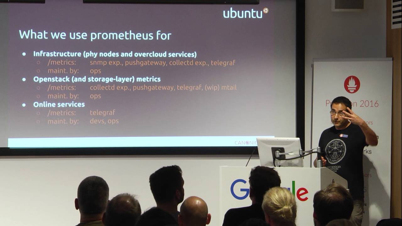 PromCon 2016: Lightning Talks - Deploying Full Prometheus Stacks via Juju Charms - JuanJo Ciarlante