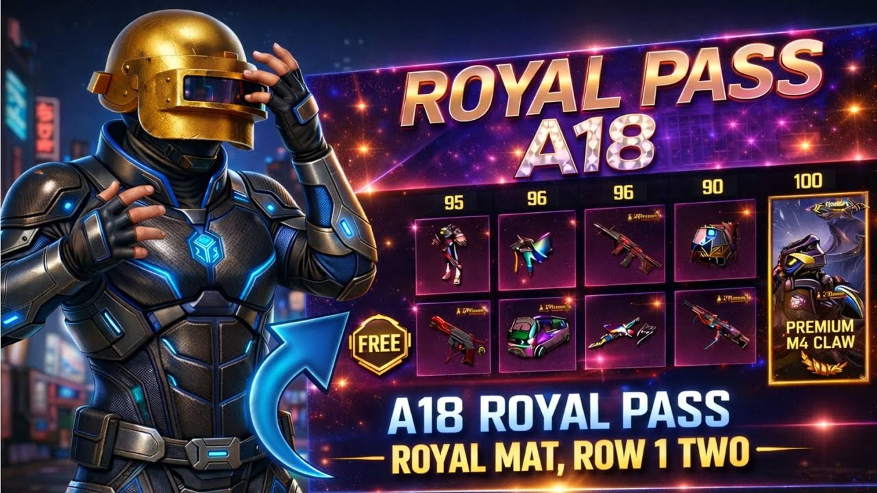 Season 4 Face and Beard HereA18 RoyalPass CompletedOld RP Rewards PUBGM My First Match #A18royalpass