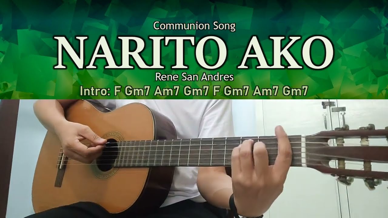 Narito Ako - Rene San Andres - Guitar Chords