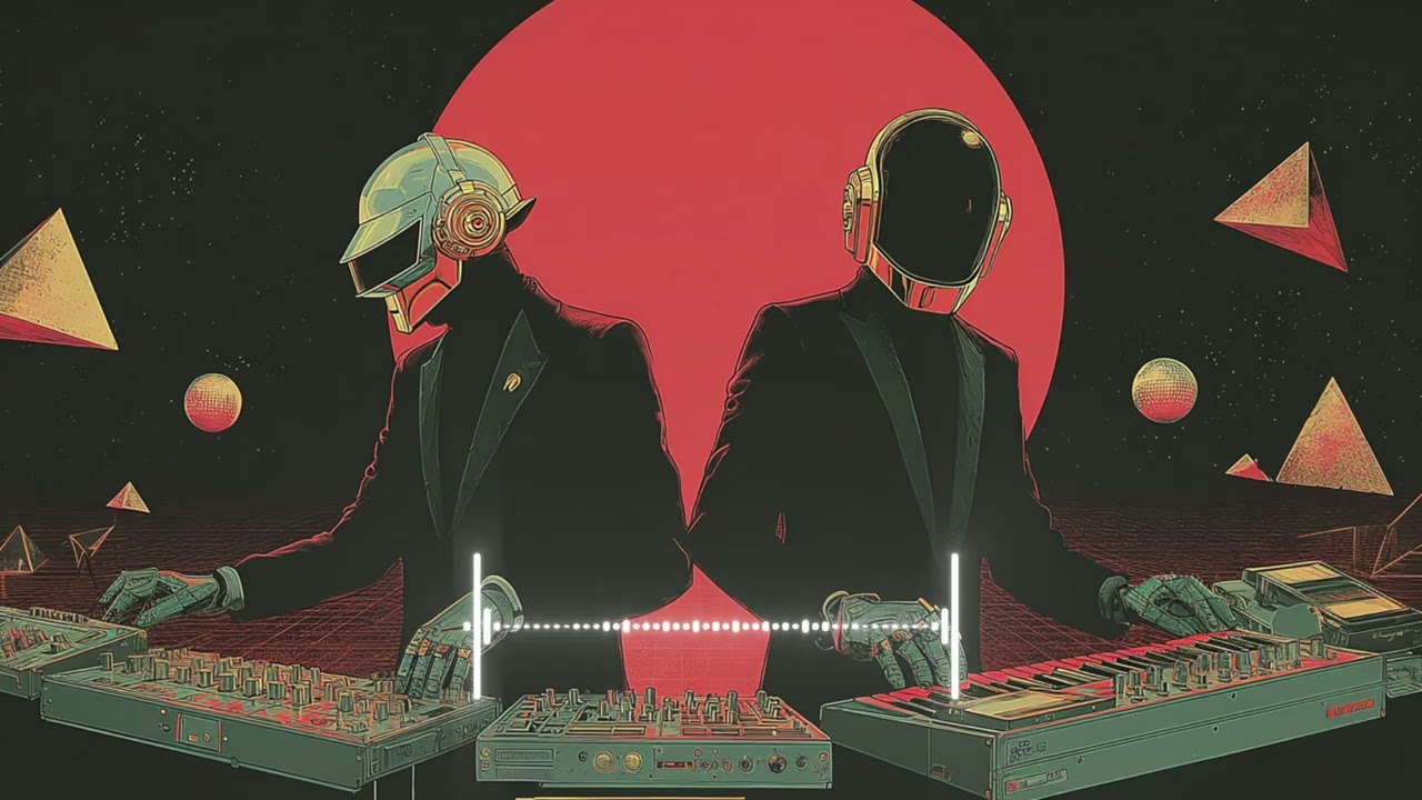 Daft Punk Space Disco⚡🤖 | Chill Disco, Electro Funk, Neo Soul, Retro Groove Playlist