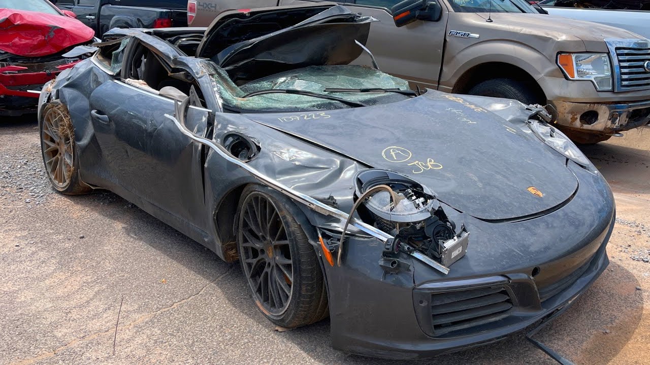 Copart Walk Around 5-11-21 + SMASHED 2017 Porsche 911