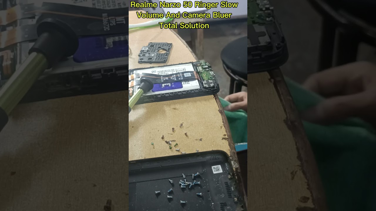 Realme Narzo 50 🔊 Ringer Slow Volume & 📷 Camera Blur Problem Fix | Live Repair Process
