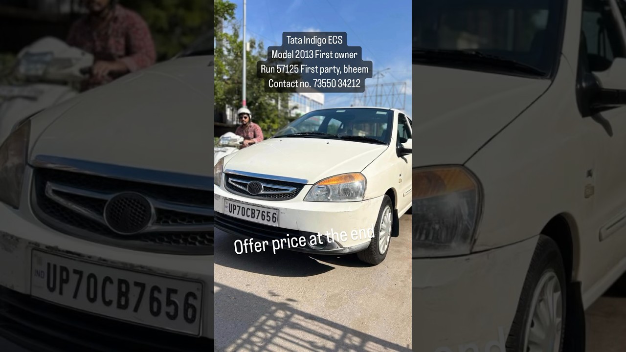 Tata Indigo ECS Model 2013 First owner Run 57125 First party, bheem Contact no. 73550 34212 #tata
