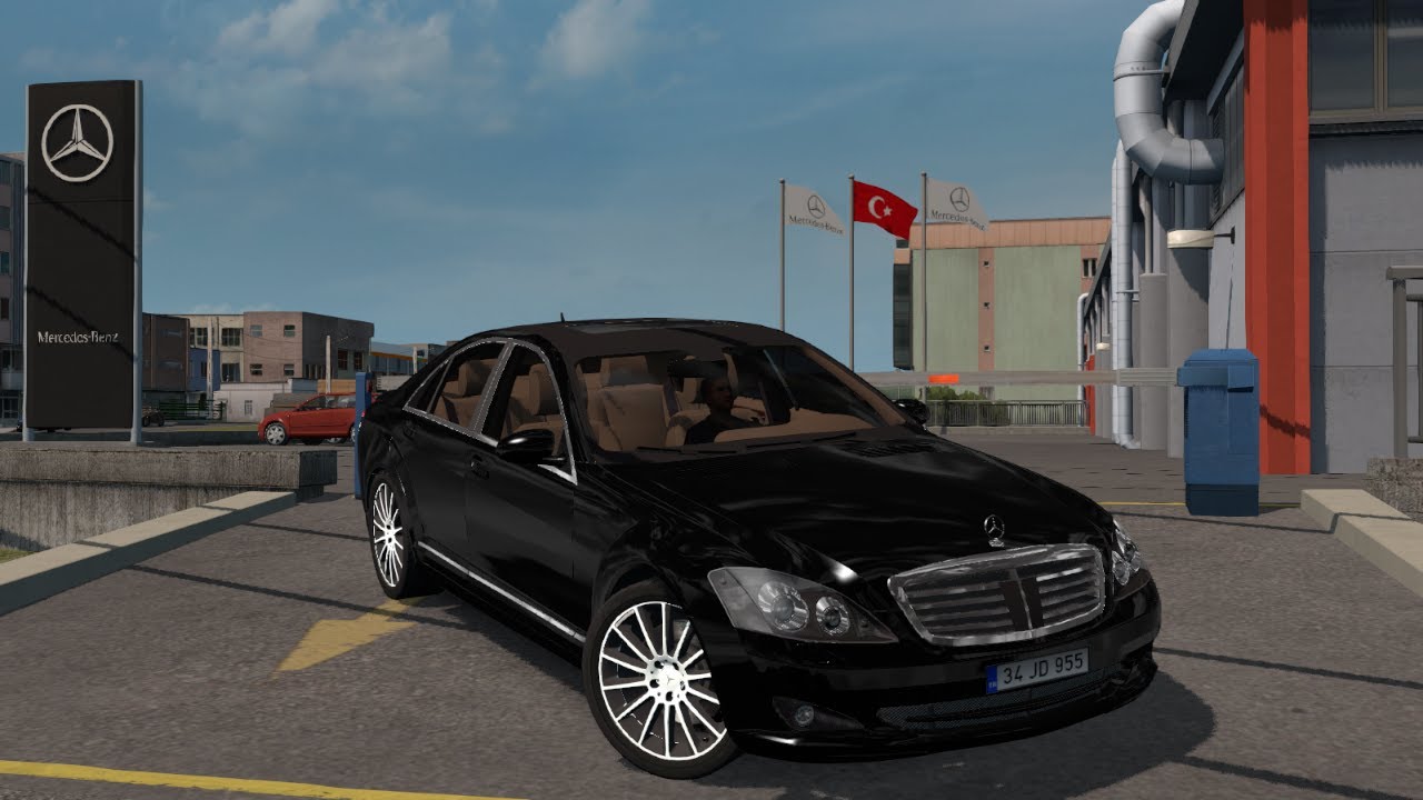 Mercedes-Benz S350 Araba Mod ETS 2 (1.37)#mod #ets2 #oyun #game #ets2mod