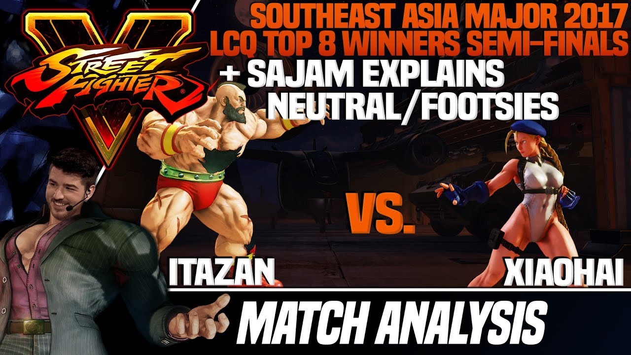 SFV Match Analysis + Neutral/Footsies Explanation: SEAM LCQ 2017 - Itabashi Zangief vs. Xiaohai