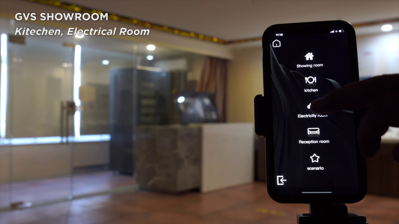GVS KNX Smart Home Solution Controlled by Mobile/Ipad APP - smart kitchen