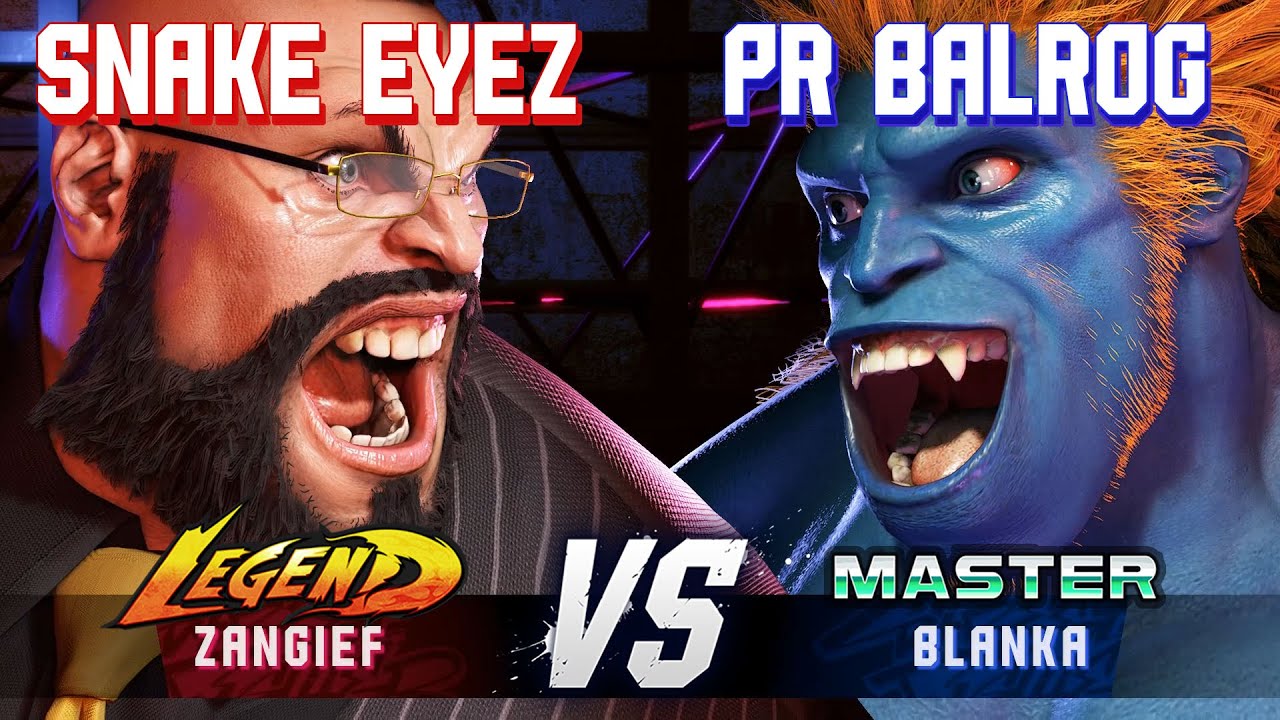 SF6 ▰ SNAKE EYEZ (Zangief) vs PR BALROG (Blanka) ▰ High Level Gameplay