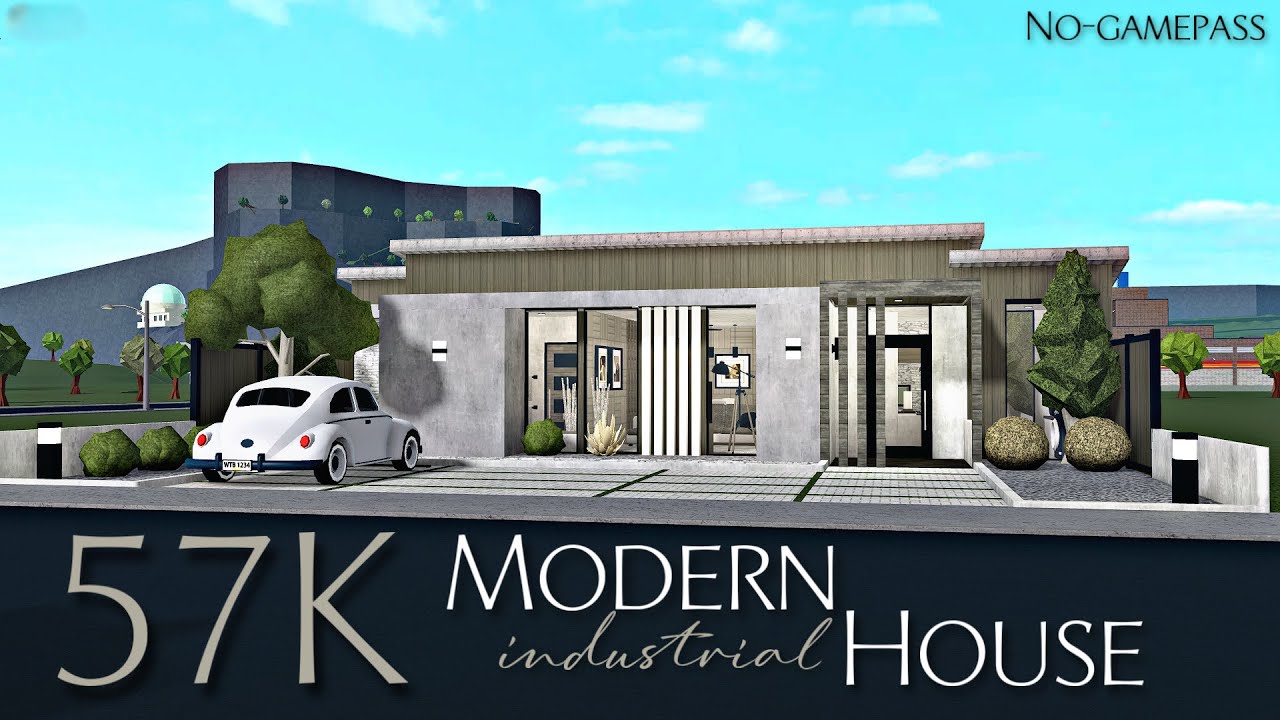 BLOXBURG: 57K MODERN INDUSTRIAL FAMILY HOUSE | NO-GAMEPASS
