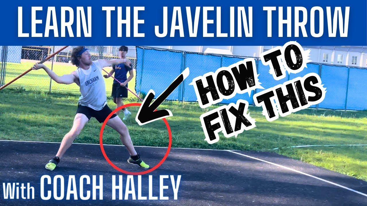 Javelin Throw - Avoid this Common Mistake during the block
