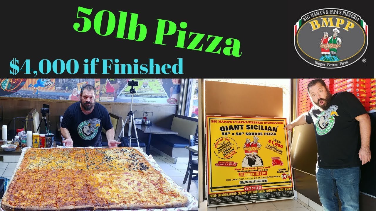 50lb Pizza $4,000 if finished BMPP with Molly Schuyler | Geoff Esper | Magic Mikey