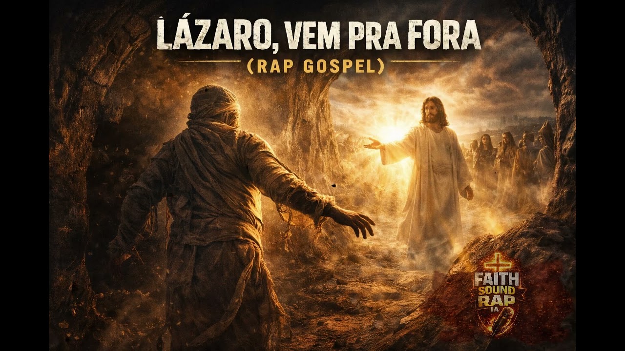 LÁZARO, VEM PRA FORA 🙌🔥Rap Gospel sobre Milagre, Fé e Ressurreição #rapgospel #rapcristao #gospelrap