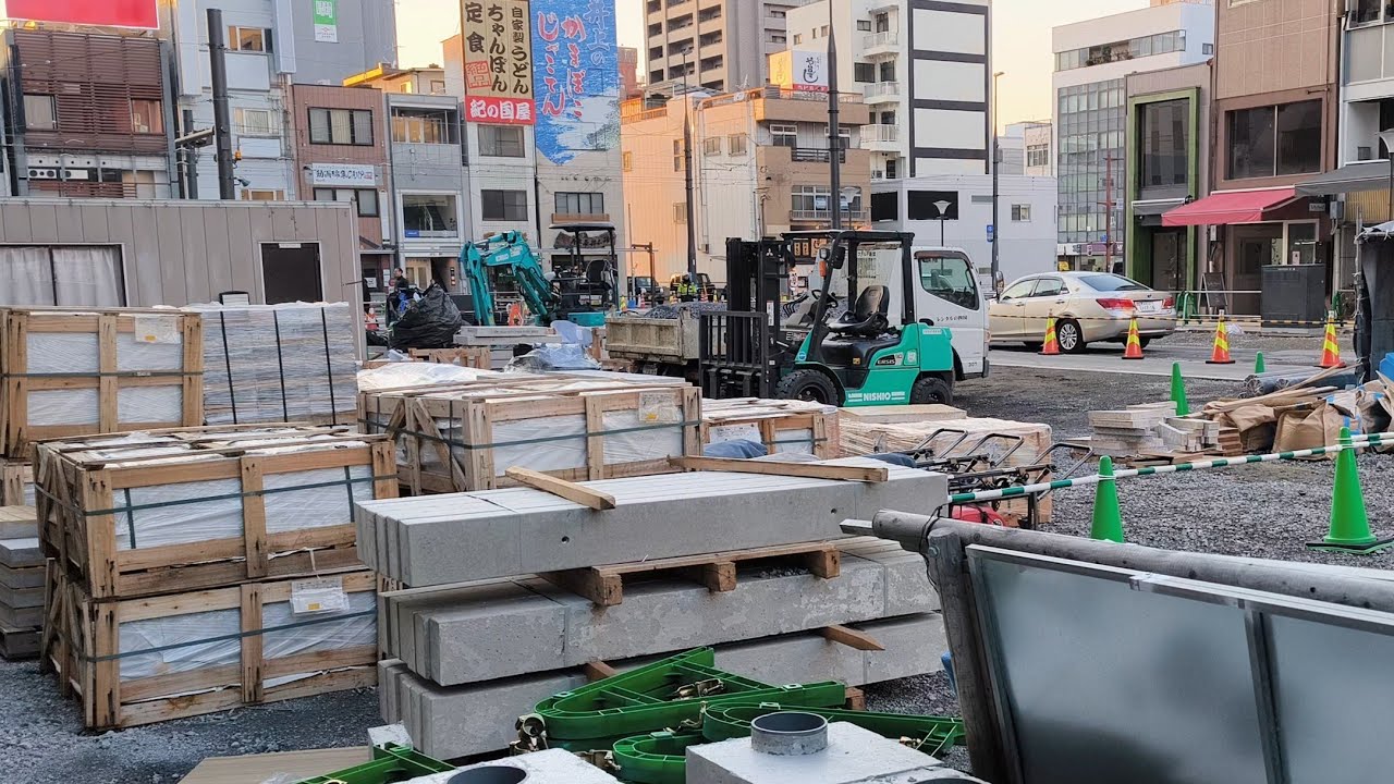 【再開発】松山市駅前広場整備進捗状況 2026年(令和8年)2月中旬