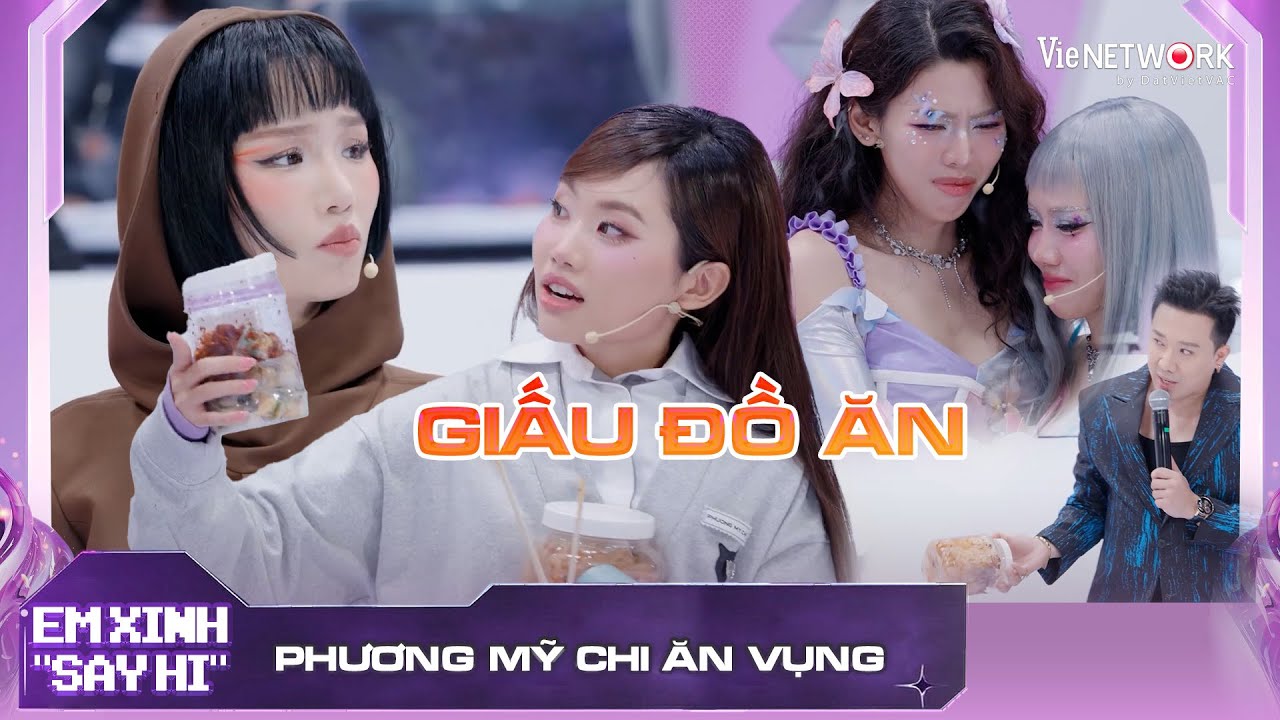 Phương Mỹ Chi bị Trấn Thành vạch trần ĂN VỤNG một mình | EM XINH SAY HI