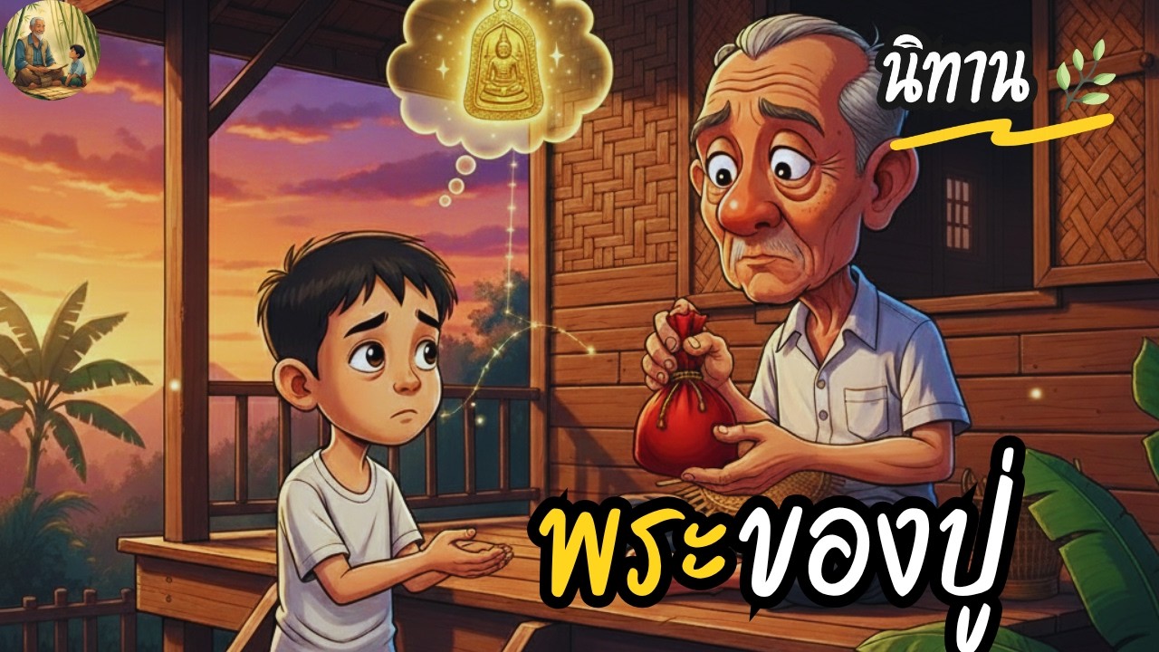 นิทาน | พระของปู่ | เด็กชายกล้าคนขี้คลาดกับสุดยอดของขลังที่ปู่มอบให้ เรื่องสอนใจที่อยากให้คุณฟัง..!!