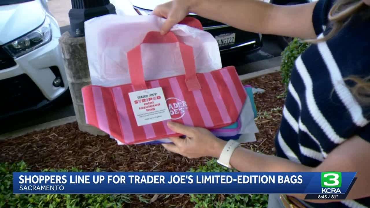 Shoppers line up for Trader Joe's limited-edition bags