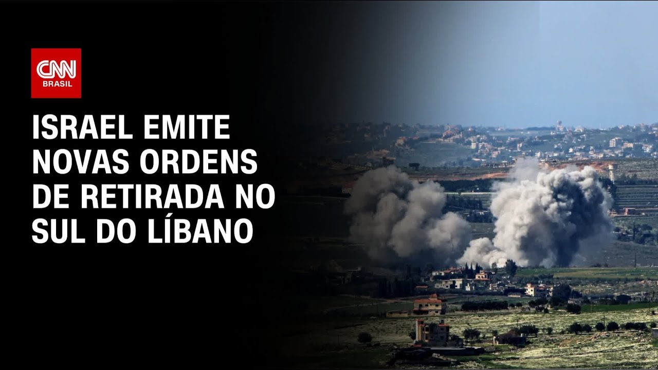Israel emite nova ordem de evacuação em massa no sul do Líbano | CNN NOVO DIA