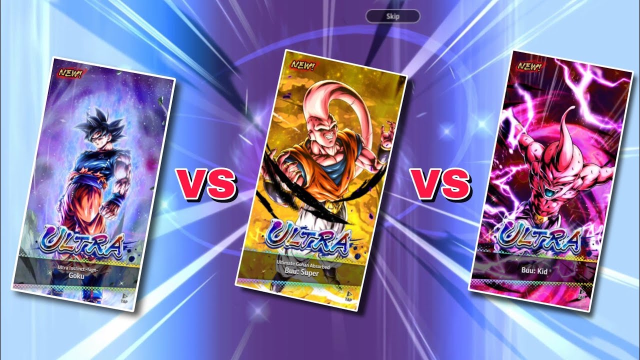 Ultra Ui Goku Vs Ultra Buuhan Vs Ultra Buu Kid Banner Summoning | Summon | Dragon Ball Legends 
