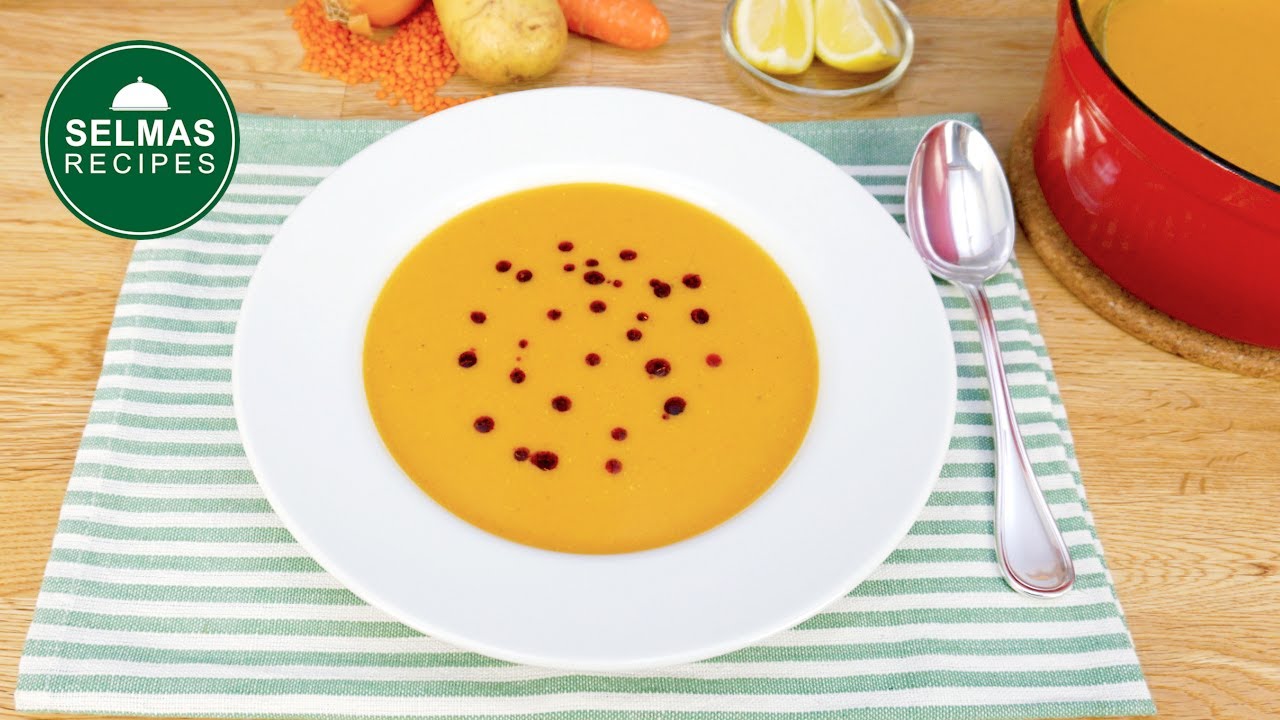 Rote LINSENSUPPE | Türkische Linsensuppe (Mercimek Corbasi) | vegan möglich