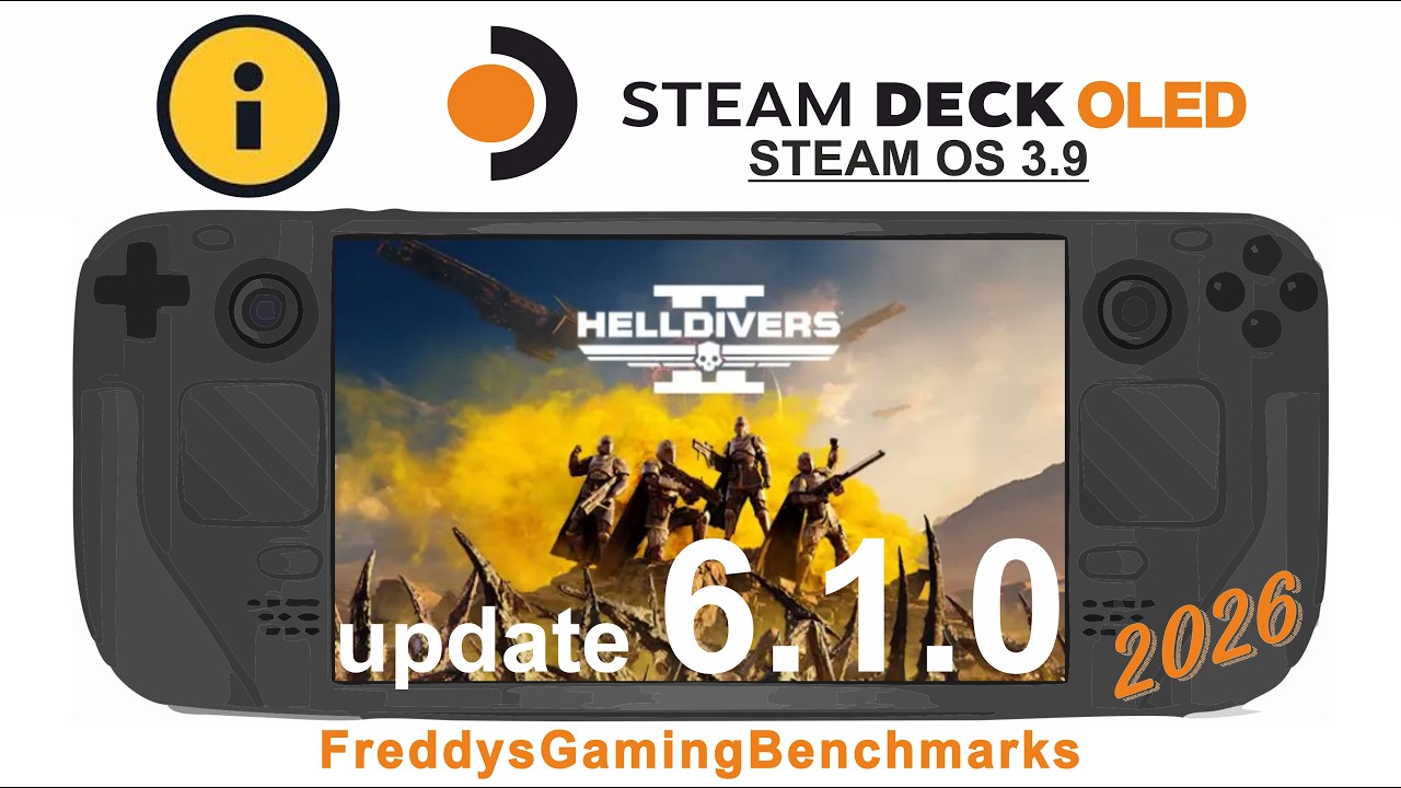 Helldivers 2 (обновление 6.1.0) на Steam Deck OLED с Steam OS 3.9