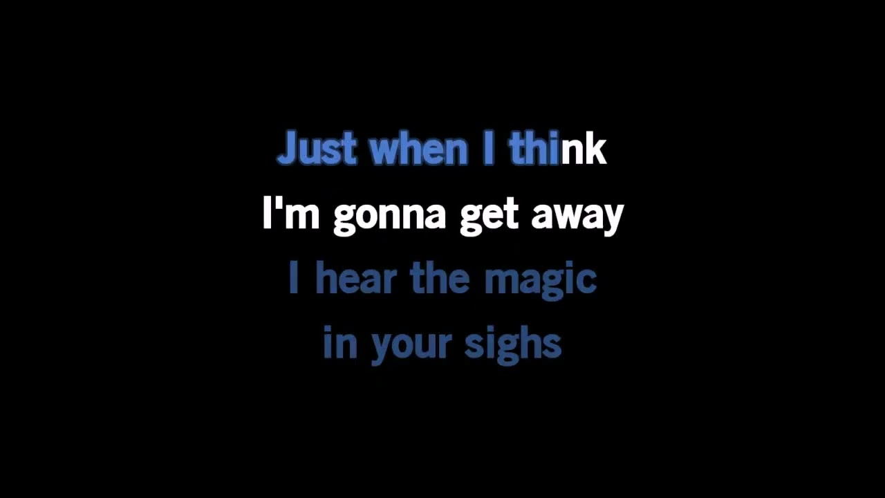 Steve Miller Band   Abracadabra     KARAOKE    improved version