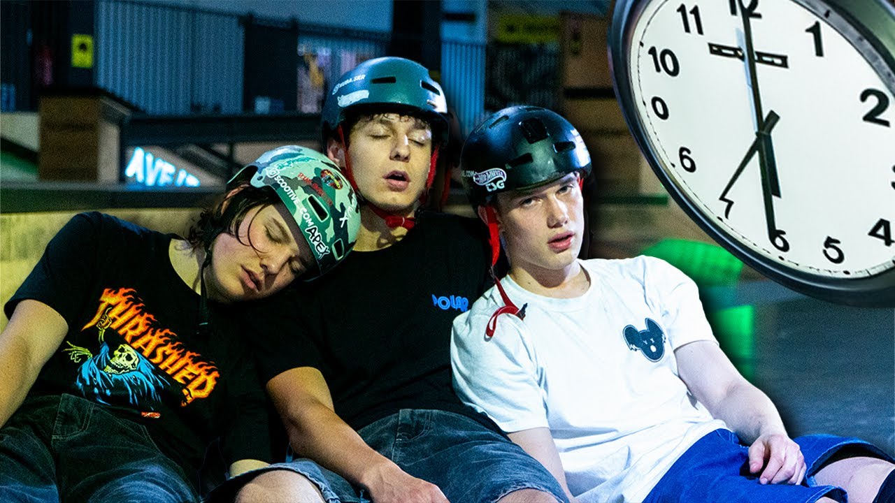 SPĘDZILIŚMY CAŁĄ NOC NA NAJWIĘKSZYM KRYTYM SKATEPARKU W POLSCE!