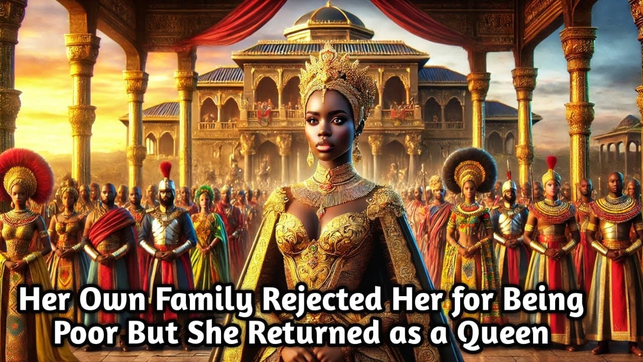 The Poor Girl They Rejected Became Their Queen #africanfolktales #folk #africa #tales