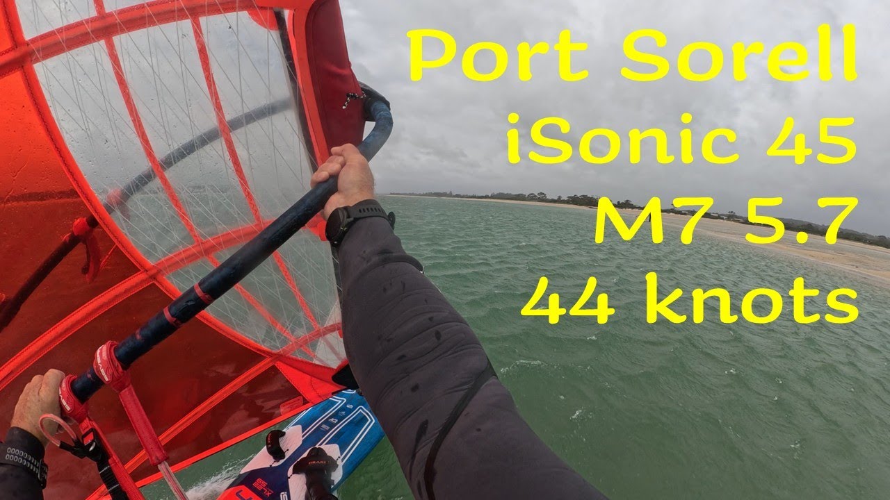 20251113 Port Sorell - iSonic 45 / M7 5.7 (44 knots)