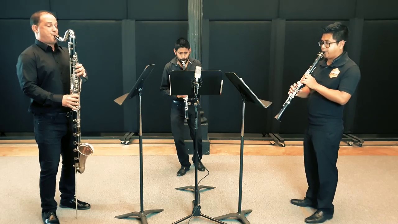 Trío de clarinetes de la Orquesta Filarmónica del Desierto