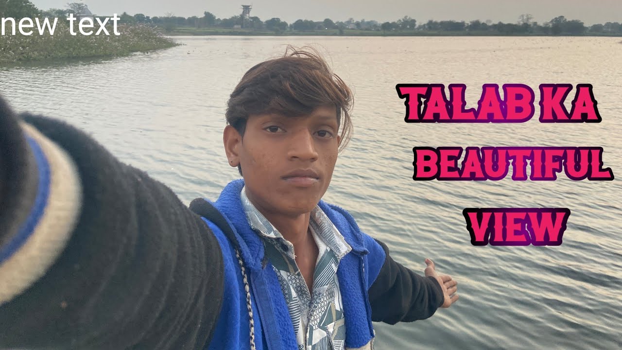 My village Talab ka beautiful  nazara ❤️🫶🏻