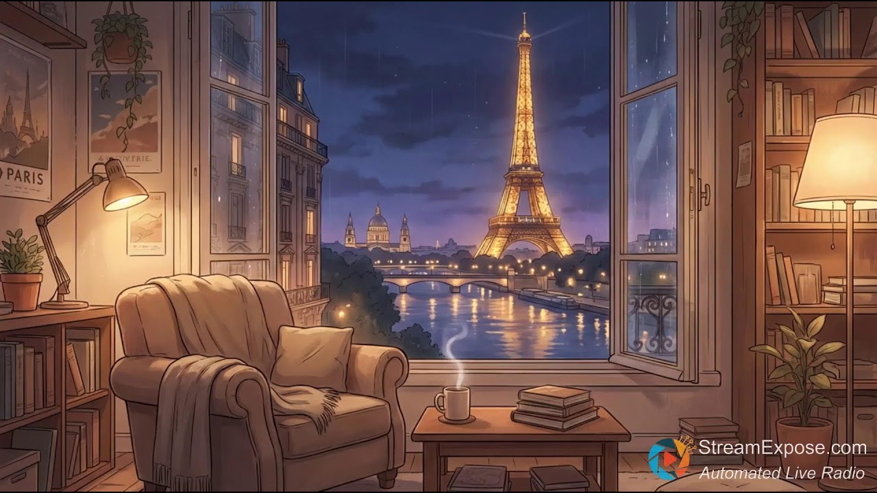 Your appartment in Paris, France - Relaxing Lofi Beats for Focus and Calm