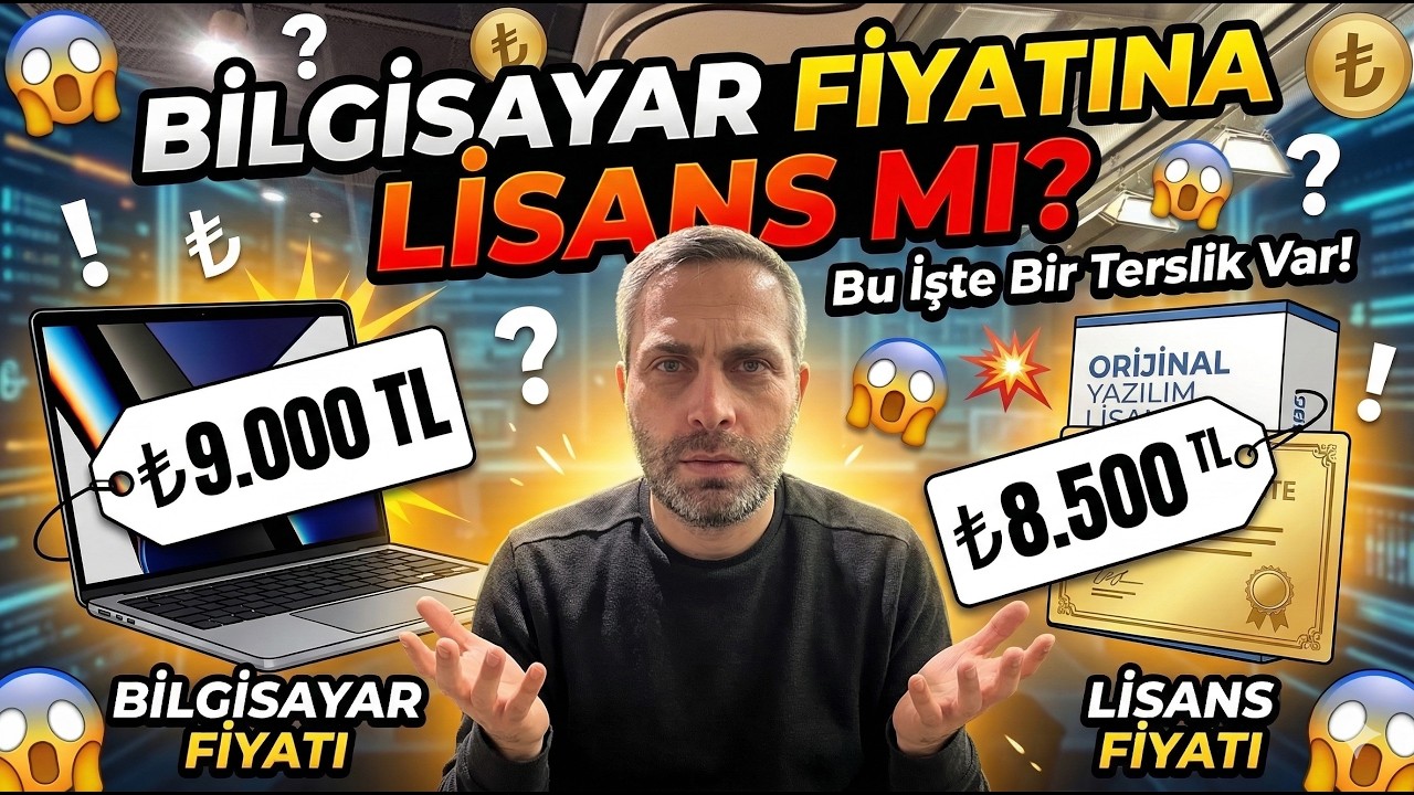 Bilgisayar Fiyatına Lisans Olur mu? (Bu İşte Bir Terslik Var!) Ucuz Lisans Mümkün (Windows/Office)