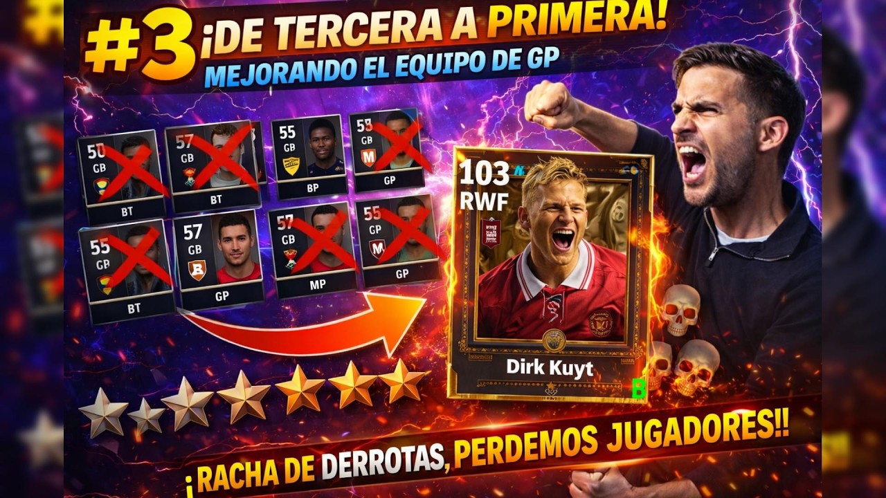 🔴#3 EQUIPO DE GP Y LO MEJORO CON CADA VICTORIA DE TERCERA A PRIMERA DIVISION!! | eFootball 2026