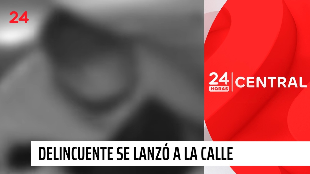 Chofer de aplicación arrancó a gran velocidad para evitar asalto | 24 Horas TVN Chile