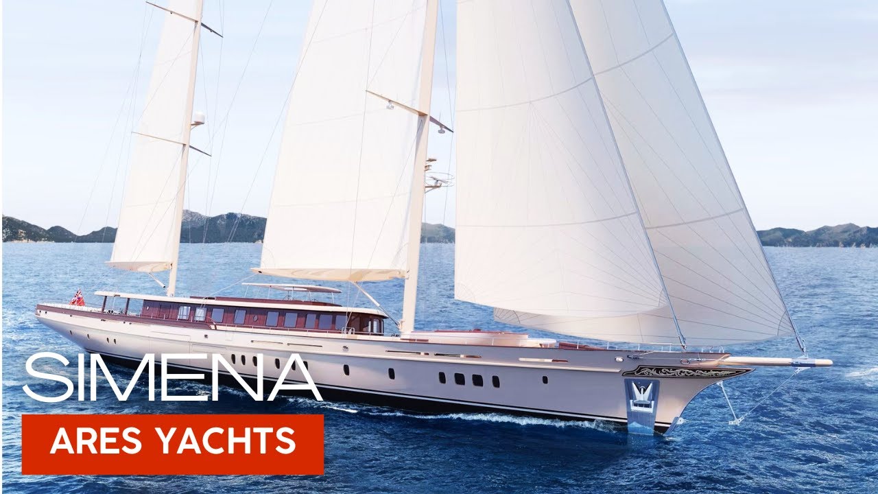 Яхт-тур SIMENA &mdash; парусная суперяхта длиной 203 фута стоимостью 45,9 млн евро | Обзор кеча Ares Ya...