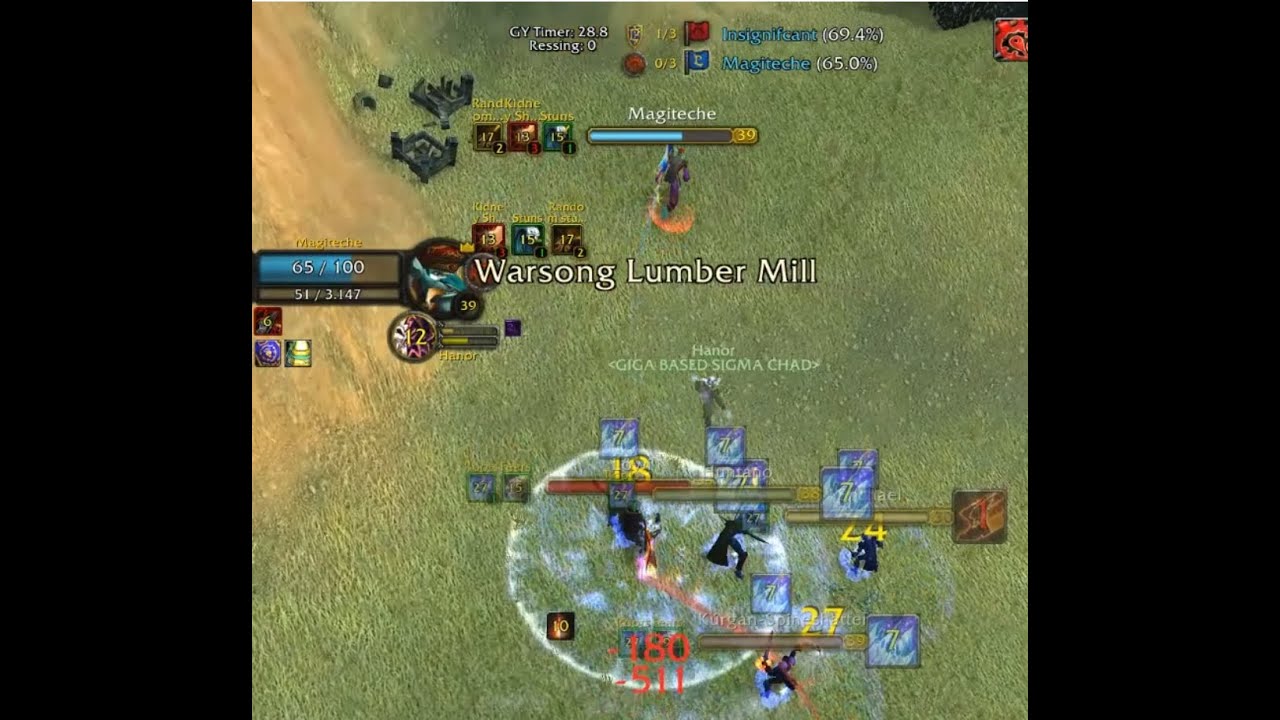 TBCCC Prepatch: Insignifcant cringe 39 twink mage -fap n sappers free- pvp