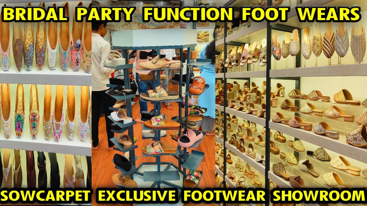 Sowcarpet Best Bridal Wedding Party Foot Wears, Best Party Wear Footwear in Sowcarpet,madras vlogger