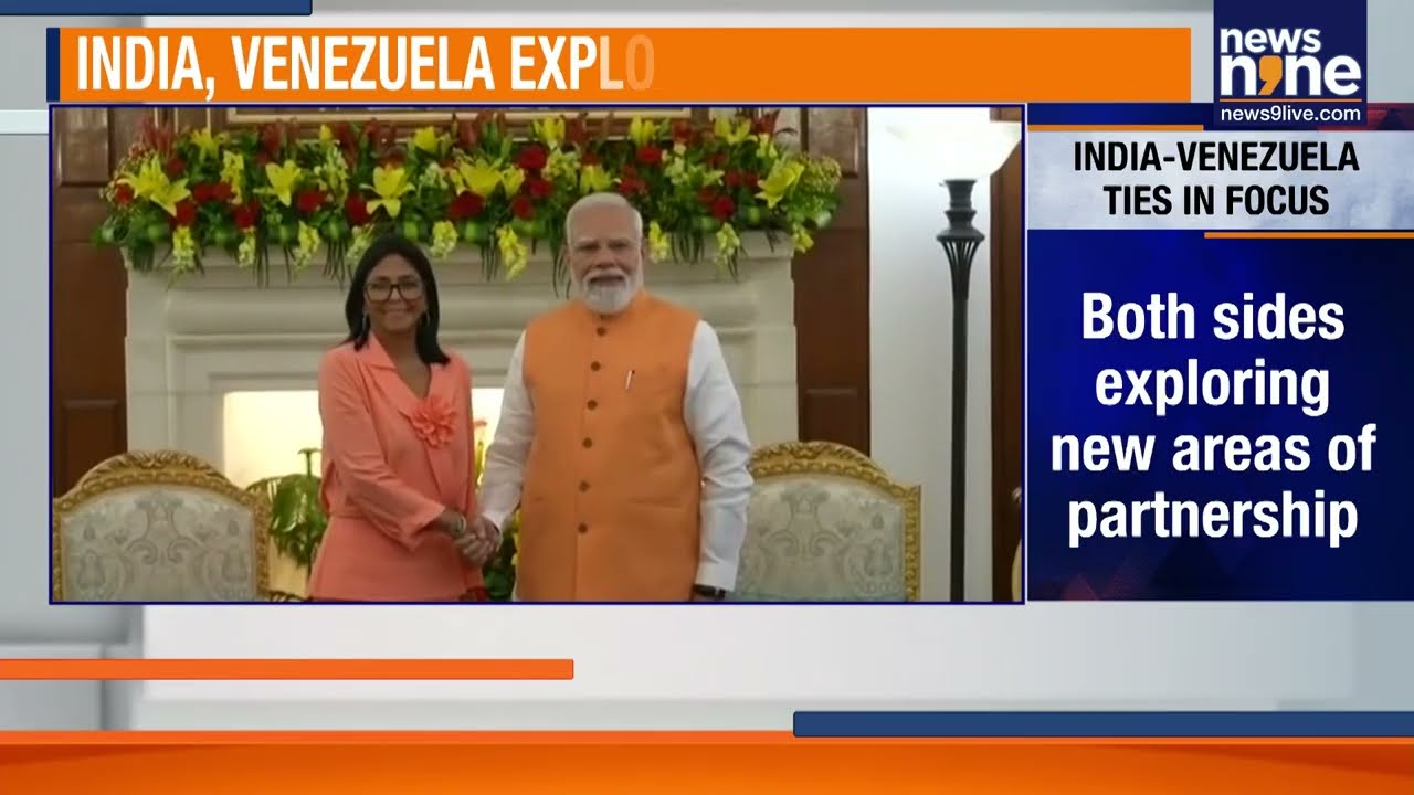 Delcy Rodriguez Continues India Visit, Focus on Energy, Trade and Investment
